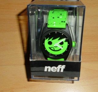 Neff Daily Watch Unisex Style Nf0202 Color Green (fluo) Box