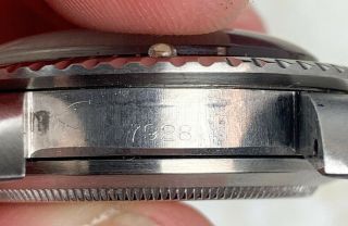 Vintage Tudor (by Rolex) Submariner Wristwatch Ref.  7928 Gilt Chapter Ring RARE 12