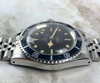 Vintage Tudor (by Rolex) Submariner Wristwatch Ref.  7928 Gilt Chapter Ring RARE 7