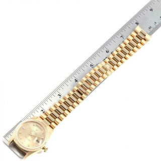 Rolex President Day - Date Yellow Gold Diamonds Mens Watch 18238 Box Papers 10