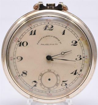 21j Rare Elgin Grade 91 Model 2 Convertible Bailey Banks Biddle Pocket Watch