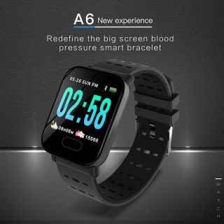 A6 Waterproof Smart Watch Heart Rate Monitor Bracelet Wristband For Ios Android