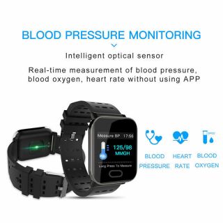 A6 Waterproof Smart Watch Heart Rate Monitor Bracelet Wristband for iOS Android 4