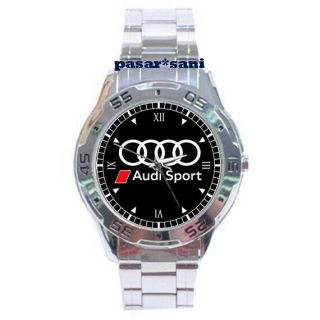 Watch Audi Sport Custom Casual Chrome Men Wrist Watch Men 