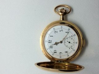 Gold Minute Repeater Pocket Watch & French Verge Fusee Pocket Watch 4