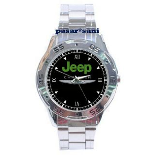 Jeep Chrysler Custom Casual Chrome Men Wrist Watch Watches Men 