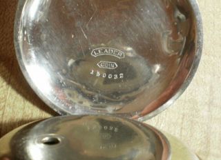 Large 1864 18s Waltham Civil War PS Bartlett Solid Silver Hunter Pocket Watch 5