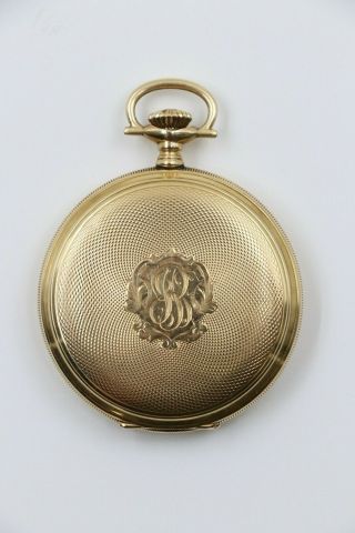 Antique 14k Gold 17 Jewel Hunter Case Waltham Pocket Watch