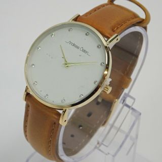 Andreas Osten Unisex Adult Analogue Quartz Watch With Leather Strap Ao - 17