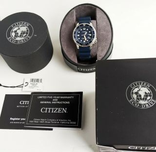 Citizen Bn0151 Promaster Professional Diver Eco Drive Watch Blue