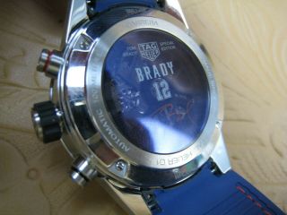 Tag Heuer Carrera Tom Brady Limited Edition Chronograph CAR201R.  FT6120 6