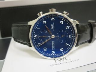 Iwc Steel Portugieser Chronograph 150 Year Limited Edition Iw371601 Box Papers