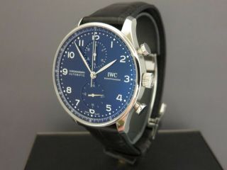 IWC Steel Portugieser Chronograph 150 Year Limited Edition IW371601 Box Papers 2