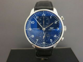 IWC Steel Portugieser Chronograph 150 Year Limited Edition IW371601 Box Papers 3