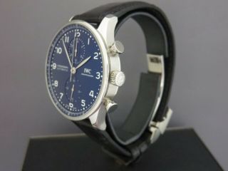 IWC Steel Portugieser Chronograph 150 Year Limited Edition IW371601 Box Papers 5