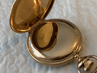 Vintage Elgin Pocket Watch Yellow,  Rose & Green Gold 14 K Runs 1904 3