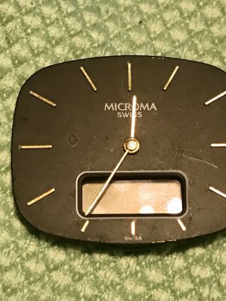 Vintage ESA 900 231 ANA DIGITAL Twin Time Watch Movement’s.  Heuer Carrera 54 5