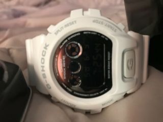 White Casio G Shock Dw6900nb Wrist Watch For Men