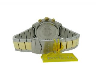 Invicta Specialty 15370 Men ' s Round Black Chronograph Analog Gold Tone Watch 2