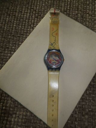 Rare Vintage Swatch Kama Sutra 1990s,  Battery Installed Unisex