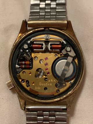 Gold Filled Bulova Accutron Railroad Approved Watch Parts/Repair 5