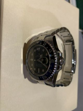 Rolex Men ' s GMT - Master II Watch,  Black & Blue 