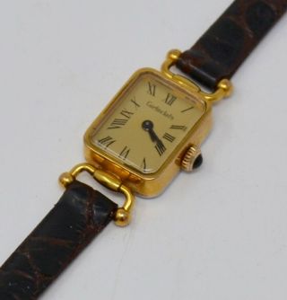 Vintage 1970s - 80s Dulux for Garfinckel ' s Washington 17j Swiss Ladies Wristwatch 4