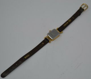 Vintage 1970s - 80s Dulux for Garfinckel ' s Washington 17j Swiss Ladies Wristwatch 5