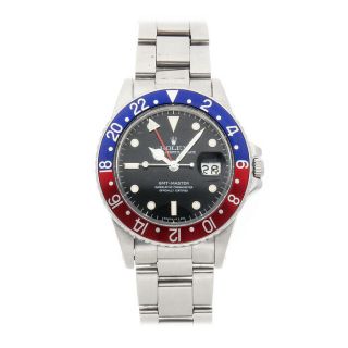 Rolex Gmt Master Ii Pepsi Auto 40mm Steel Mens Oyster Bracelet Watch Date 16750