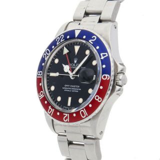Rolex GMT Master II Pepsi Auto 40mm Steel Mens Oyster Bracelet Watch Date 16750 3