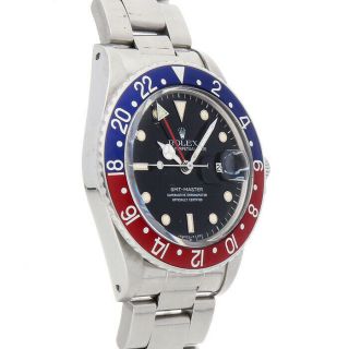 Rolex GMT Master II Pepsi Auto 40mm Steel Mens Oyster Bracelet Watch Date 16750 4