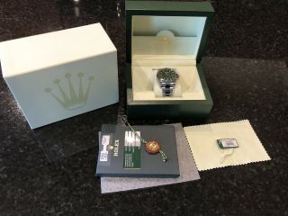 Rolex Milgauss Auto 40mm Steel Mens Oyster Bracelet Watch 116400v
