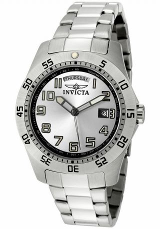 Invicta Pro Diver Stainless Steel White Dial Men 