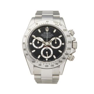 Rolex Daytona Chronograph Stainless Steel Watch 116520 40mm W6060