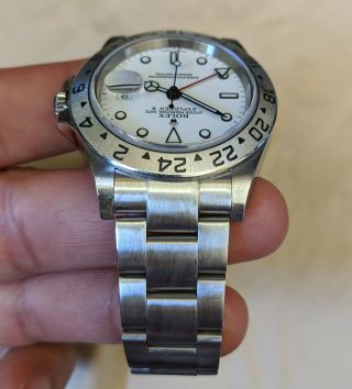 Rolex Explorer II / Polar / Ref.  16570 / F Serial Number/ Bracelet 10