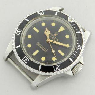 ROLEX SUBMARINER REFERENCE 5513 VINTAGE WATCH 1960 ' S AUTOMATIC CAL.  1520 9
