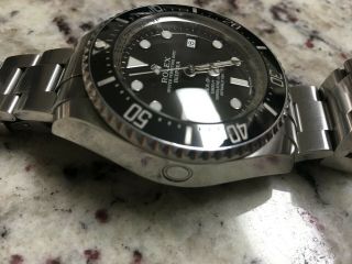 Rolex Deepsea Sea - Dweller Auto Steel Mens Oyster Bracelet Watch 116660 4