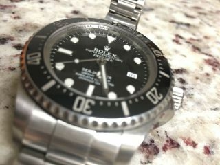 Rolex Deepsea Sea - Dweller Auto Steel Mens Oyster Bracelet Watch 116660 5