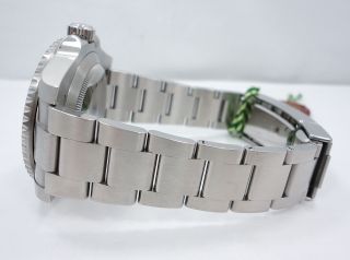 Rolex Submariner GREEN HULK 116610LV Stainless Steel Ceramic Bezel Watch 7