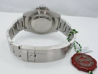 Rolex Submariner GREEN HULK 116610LV Stainless Steel Ceramic Bezel Watch 8