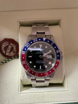 Rolex Gmt - Master Ii Pepsi 16710 Wristwatch.  I Am A Collector