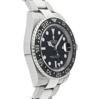 Rolex GMT - Master II Auto 40mm Steel Mens Oyster Bracelet Watch Date 116710LN 4