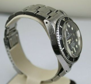 Vintage 1970 ' s Rolex Submariner Wristwatch Ref.  1680 Stainless Steel Cal.  1570 4