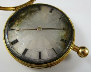 Pre - 1850 Minute Repeater Karat Gold Case Pocket Watch Key Set RARE 2