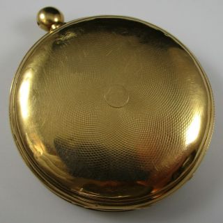 Pre - 1850 Minute Repeater Karat Gold Case Pocket Watch Key Set RARE 4