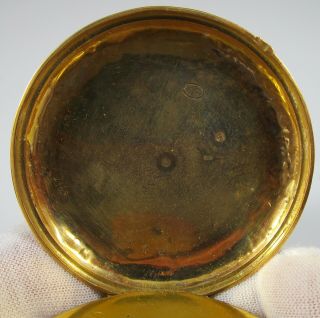 Pre - 1850 Minute Repeater Karat Gold Case Pocket Watch Key Set RARE 6