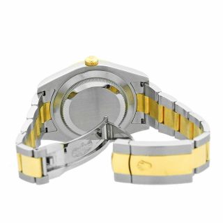 ROLEX Steel & 18K Yellow Gold 41mm Datejust 41 116333 Factory Diamond Dial Box 3