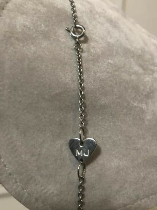Marc Jacobs Silver Necklace With Pear Watch Pendant Charm 5