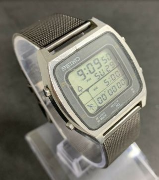 Rare Vintage Seiko Alarm Chronograph Running Man (1983) A714 - 5000 Watch