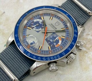 Vintage Tudor (by Rolex) Monte Carlo Chronograph Wristwatch Ref.  7149/0 NR 2